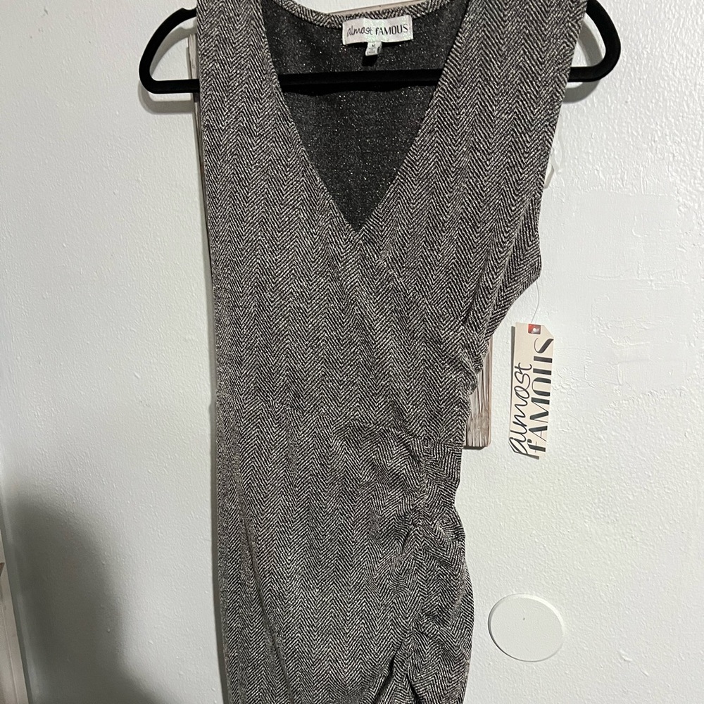 Grey Tweed Dress - Picture 1 of 4